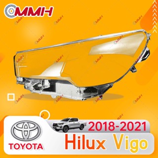 ฝาครอบเลนส์ไฟหน้า สําหรับ Toyota Hilux 2019-2021 เลนส์ไฟหน้า ฝาครอบไฟหน้า ไฟหน้ารถยนต์ ไฟหน้าสําหรับ ฝาครอบไฟหน้าตรงรุ่น ฝาครอบเลนส์  headlamp cover ไฟหน้า โคมไฟหน้า ฝาครอบเลนส์