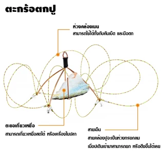 อุปกรณ์ตกปลา WEEBASS ตะกร้อ - รุ่น ตะกร้อตกปู ที่ดักปู ตะกร้อดักปู ที่จับปู ตกปู