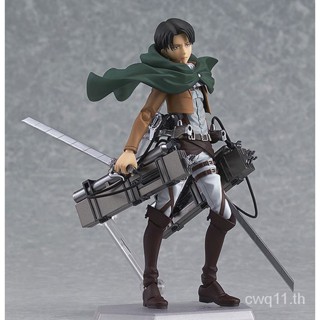 พร้อมส่ง ฟิกเกอร์ Attack on Titan Mikasa 203# อัลเลน 207# Captain 213# โมเดลมือหมุน จัดส่ง 24 ชั่วโมง