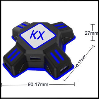 Zevaret KX อะแดปเตอร์แปลงเมาส์ คีย์บอร์ด USB สําหรับ Switch Xbox PS4 PS3