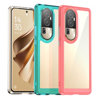 เคสโทรศัพท์มือถืออะคริลิคใส กันกระแทก สําหรับ OPPO Reno 10 10 Pro 10 Pro+ 5G