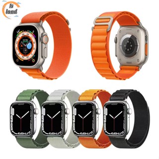 【IS】สายนาฬิกาข้อมือไนล่อนถัก แบบเปลี่ยน สําหรับ Iwatch Band Ultra Series 8 7 6 Se 54321