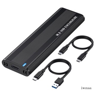 Iwo กล่องควบคุมฮาร์ดดิสก์ M2 NVME SSD Usb3 1 Type-C RTL9210B 10Gb