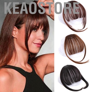 Keaostore Women Bangs Hair  High Temperature Fiber Extensions Fringe with Temples Hairpieces