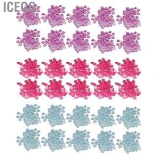 Icegg Heart Shaped Nail Decoration  Resin 10 Bags Lovely Exquisite for Home Women