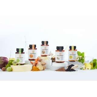Vitanature+ ไวตาเนเจอร์ /งาดำ /ขมิ้น /ตรีผลา /กระเทียม /คาโม…