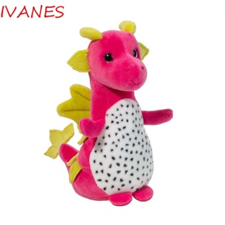 IVANES Pitaya ตุ๊กตาไดโนเสาร์ ผ้ากํามะหยี่ขนนิ่ม น่ารัก สําหรับตกแต่งบ้าน