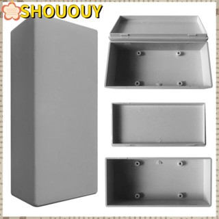 SHOUOUY กล่องพลาสติก ABS สีขาว สําหรับใส่อุปกรณ์อิเล็กทรอนิกส์ DIY