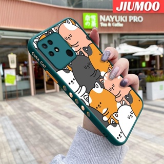 เคสโทรศัพท์มือถือ ซิลิโคนแข็ง บาง กันกระแทก ลายการ์ตูนแมวน่ารัก สําหรับ Redmi 10C