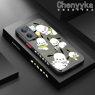 สําหรับ Oneplus Nord CE 2 เคสแฟชั่น Pochacco บางฝ้า ใส ขอบสี่เหลี่ยม เคสกันกระแทก รูปแบบ ซิลิโคน ป้องกัน เคสนิ่ม