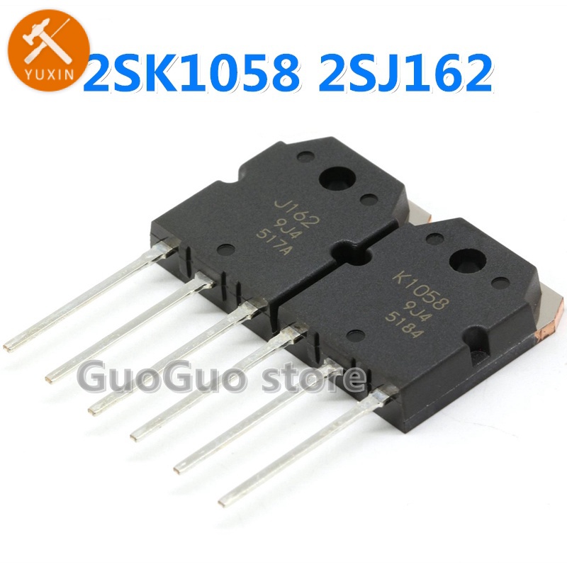 1 คู่ 2SJ162 2SK1058 ( J162 + K1058 ) MOSFET เครื่องขยายเสียง HIFI ใหม่