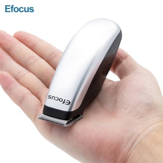 Kemei Efocus ปัตตาเลี่ยนตัดผมไฟฟ้า ราคาถูก ขนาดเล็ก สีเงิน สําหรับตัดผมสัตว์เลี้ยง KM-666