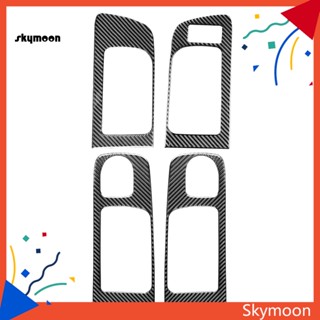 Skym* สติกเกอร์คาร์บอนไฟเบอร์ ติดมือจับประตูรถยนต์ สําหรับ Toyota Tundra 2014-2018 4 ชิ้น