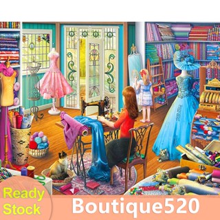 [boutique520.th] ชุดงานจิตรกรรมเม็ดบีด ทรงเพชรกลม 5D DIY สําหรับตกแต่งบ้าน