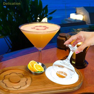 [Delication] ชุดขอบเกลือ Margarita สําหรับบาร์ แก้วไม้ไผ่ เกลือ และชูการ์ริมเมอร์