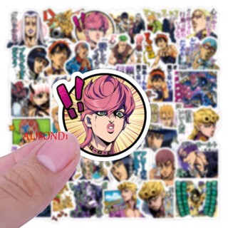 ALISOND1 สติกเกอร์ PVC ลายการ์ตูนอนิเมะ JoJo Bizarre Adventure กันน้ํา สําหรับตกแต่งสมุด แล็ปท็อป กระเป๋าเดินทาง เก็บสะสม