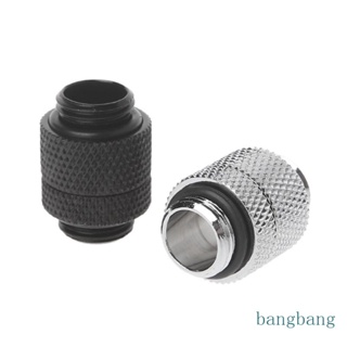 Bang อะแดปเตอร์ข้อต่อเชื่อมน้ํา ทองเหลือง หมุนได้ 360 องศา G1 4 เกลียว สําหรับคอมพิวเตอร์ PC