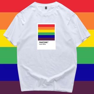 เสื้อยืดแฟชั่น (🔥พร้อมส่ง🔥) เสื้อ PANTONE PRIDE MONTH ผ้าCotton 100% ผ้าดีมากก