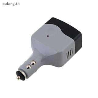 Pufang อะแดปเตอร์แปลงอินเวอร์เตอร์ DC 12V 24V เป็น AC 220V ที่ชาร์จ และ USB สําหรับรถยนต์