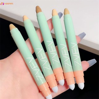 ปากกาคอนซีลเลอร์ที่ได้มาตรฐาน Zvev ใบหน้า ตา คิ้ว โกหก Silkworm Pen Giant Covering Tear Groove Dark Circle Concealer Liquid Concealer Cream Beginners veemm