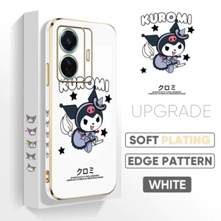 เคสโทรศัพท์มือถือ แบบนิ่ม ลายการ์ตูนคุโรมิน่ารัก ป้องกันเลนส์ สําหรับ Vivo V20 Pro V20 SE V21 V21e V23 V23e V25 Pro