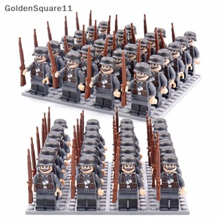 Goldensquare ฟิกเกอร์ตัวต่อทหารเยอรมัน โซเวียต US UK China Soldiers Bricks