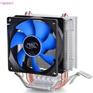 Nfph&gt; ใหม่ หม้อน้ําระบายความร้อน CPU ICE EDGE MINI พร้อมพัดลมคอมพิวเตอร์ LGA1200 1151 1150 1155 AM4 FS V2.0 80 มม.