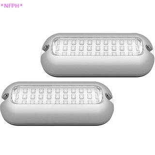 Nfph&gt; ใหม่ ไฟทรานสอม Led 27 ดวง IP68 12V สเตนเลส กันน้ํา อุปกรณ์เสริม สําหรับเรือ