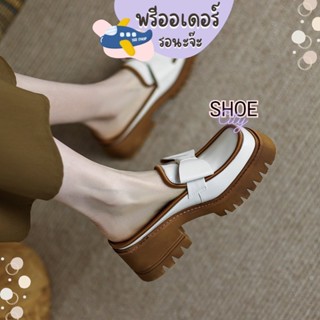 TM32 ส้นสูง 2.5 นิ้ว size 35-40 รองเท้าเปิดส้น หนังแก้ว หัวตัด งานแปลกใหม่ สไตล์แบรนด์ดัง รองเท้าผู้หญิง พรีออเดอร์