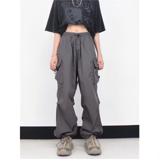 Massimo กางเกงขายาว กางเกง Retro Hip Hop Pants 2023 NEW Style 071716