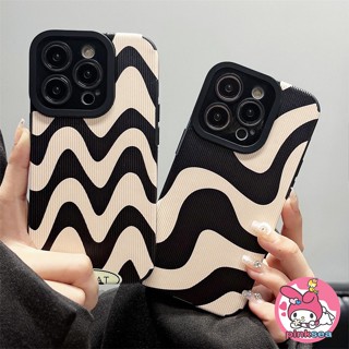 เคสโทรศัพท์มือถือหนัง ซิลิโคนนิ่ม TPU กันกระแทก ลายแนวตั้ง หรูหรา สําหรับ iPhone 14 13 12 11 Pro Max X Xr Xs Max 8 7 6 6s Plus SE2020