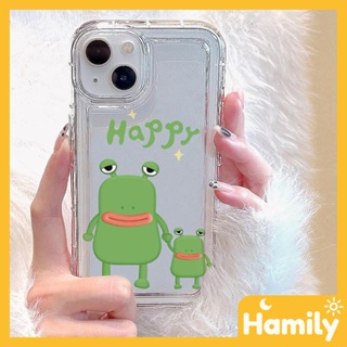 Photo Frame Airbag iPhone Case TPU Soft Clear Phone Case English Frog Camera Protection Shockproof Compatible with iPhone 14 13 12 11 Pro Max XS Max XR XS 6 7 8 Plus