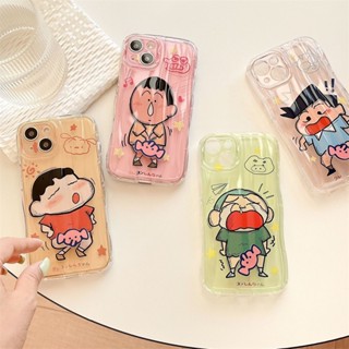 เคสมือถือ แบบนิ่ม ลายการ์ตูนชินจัง สําหรับ iPhone 14pro 13 12 11 Pro Max 14promax