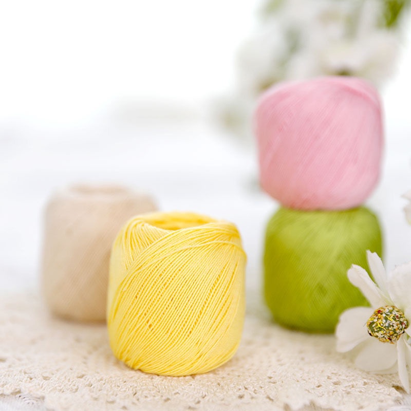 [ลดราคาจํากัดเวลา] Xue Feier ของแท้ 8#蕾丝线  40 สี 10g แพคเกจ Fine Thread Micro-Crochet ด้ายฝ้ายถัก DIY โครเชต์วัสดุแพคเกจขนสัตว์ถักทําด้วยมือ DIY รูปที่ 3