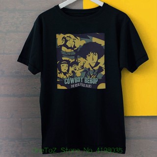 Cowbebop เสื้อยืดลําลอง ผ้าฝ้าย แขนสั้น พิมพ์ลายโปสเตอร์ สีขาว สีดํา ไซซ์ S - 3xl XS-4XL-5XL-6XL