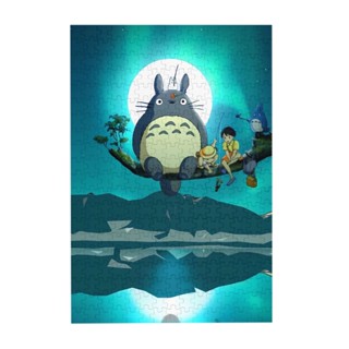 จิ๊กซอว์ไม้ รูปการ์ตูน Totoro ขนาดใหญ่ เหมาะกับของขวัญ สําหรับเด็กผู้ชาย และผู้หญิง จํานวน 300 ชิ้น