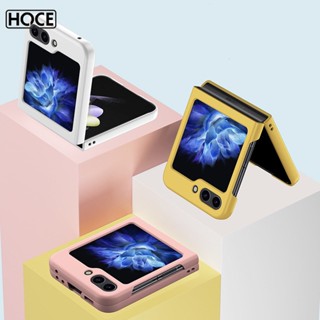 Hoce Zflip5 เคสโทรศัพท์ PC บางมาก กันกระแทก สําหรับ Samsung Galaxy Z Flip 5 5G