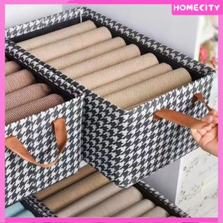 [พร้อมส่ง] Houndstooth กล่องเก็บเสื้อผ้า ตู้เสื้อผ้าในบ้าน มัลติฟังก์ชั่น ลิ้นชัก กางเกง ตะกร้าเก็บของ กระเป๋า ชุดชั้นใน กล่องตกแต่ง