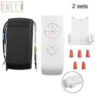 【ONCEMOREAGAIN】Sleek Design Universal Ceiling Fan Remote Control Kit with Ergonomic Grip