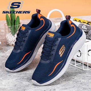 พร้อมส่ง SKECHERS_ DLUX FITNESS รองเท้ากีฬา รองเท้าวิ่งลําลอง แบบผูกเชือก ข้อสั้น สําหรับผู้ชาย