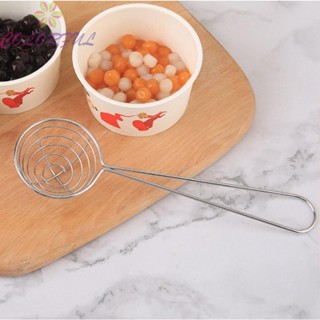 【COLORFUL】Wire Skimmer Cookware Colander Ladle Strainer Long Handle Skimmer Spoons