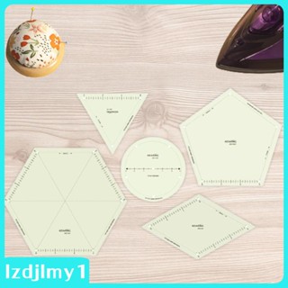 [Lzdjlmy1] ไม้บรรทัดรีดผ้า กันลื่น สําหรับรีดผ้าแห้ง ไอน้ํา DIY 5 ชิ้น