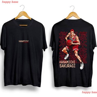 เสื้อแขนสั้น happy base 2022 SLAM DUNK Hanamichi Sakuragi แฟชั่นสําหรับผู้ชาย เสื้อยืดพิมพ์ลายการ์ตูนมังงะ sale