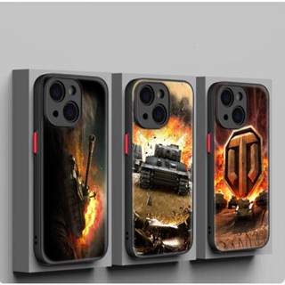 เคสโทรศัพท์มือถือแบบนิ่ม ลาย world of tanks C293 สําหรับ iPhone 12 13 Plus 14 Pro Max