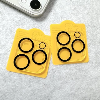 QHY - HOT Full Coverage Screen Protector case ฝาครอบเลนส์ด้านหลังเลนส์กล้องป้องกันสําหรับiPhone 17 air 16 15 14 12 11 Pro Max 13 Mini iPhone Plusแหวนสีดํา
