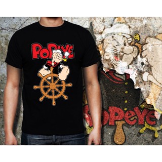 เสื้อยืดผ้าฝ้าย คุณภาพสูง พิมพ์ลาย POPEYE PREMIUM GRAPHIC UNISEX S-5XL