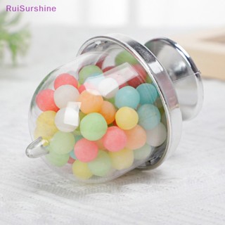 Ruisurshine กล่องพลาสติกใส ขนาดเล็ก สําหรับใส่ขนมหวาน 3 ชิ้น