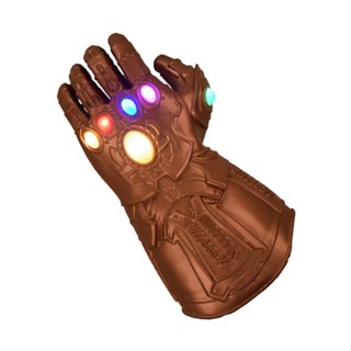 Fulian 4 Endgame Thanos ถุงมือเรืองแสง 1: 1 ถุงมือไอรอนแมน ภาพยนตร์ไอรอนแมน