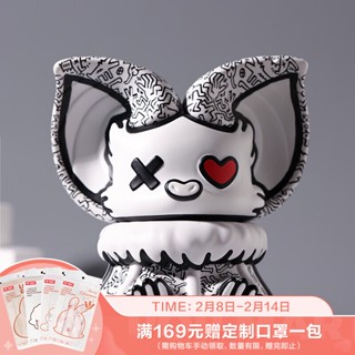 Popmart POPMART YOKI x KEITH HARING ตุ๊กตาฟิกเกอร์ YOKI x KEITH HARING ขนาดใหญ่ ของเล่นสําหรับเด็ก