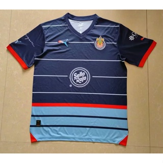 เสื้อกีฬาแขนสั้น ลายทีมชาติฟุตบอล Chivas 2324 ชุดเหย้า